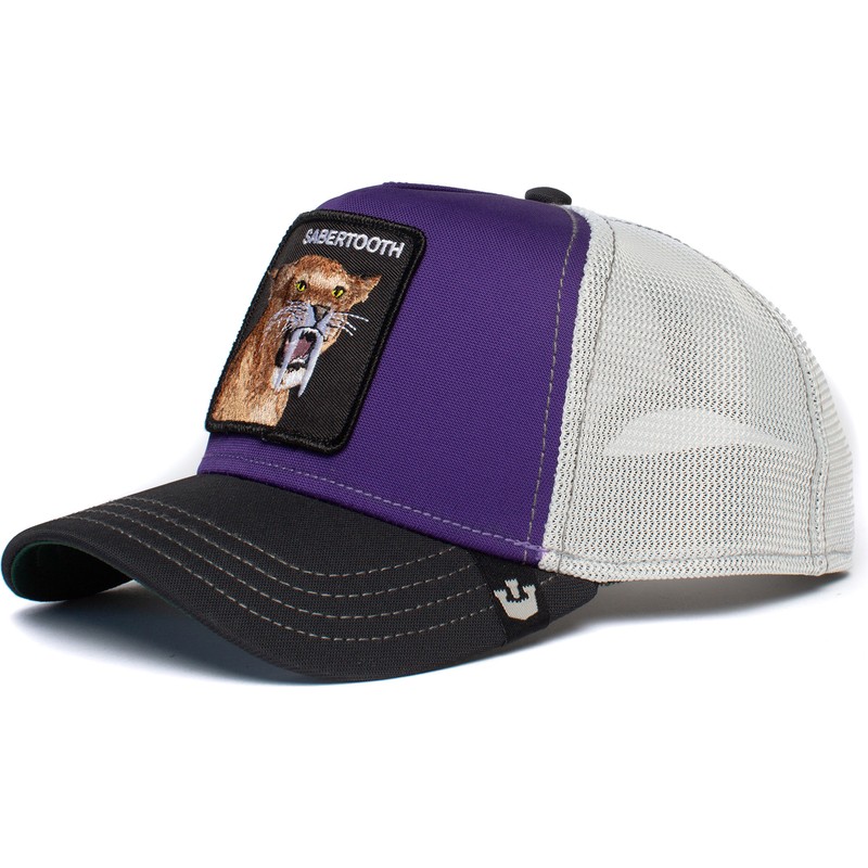 Goorin Bros Sabertooth Purple Trucker Hat Caphunters