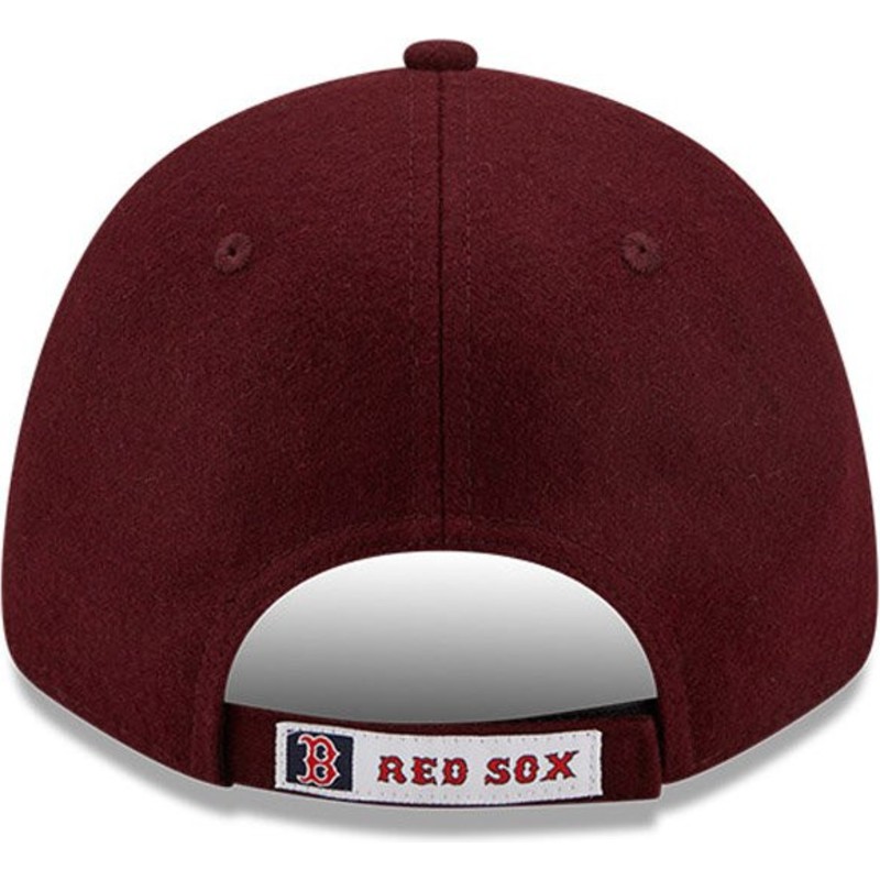 New Era Curved Brim Forty Winterized Boston Red Sox Mlb Maroon