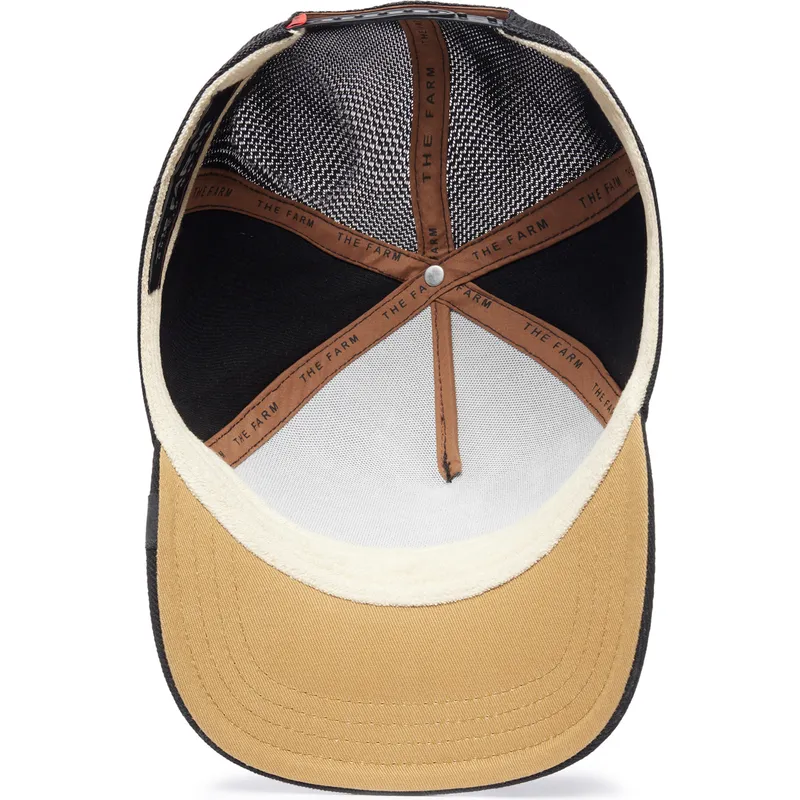 Gorra Curva Negra Snapback The Farm Nude Denim De Goorin Bros