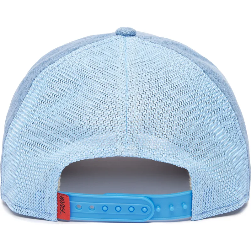 Gorra Curva Azul Snapback The Farm Nude Denim De Goorin Bros