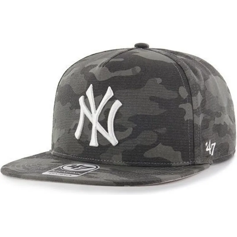 petten-plat-camouflage-snapback-van-new-york-yankees-mlb-van-47-brand