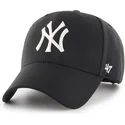 cappellino-visiera-curva-nero-snapback-di-new-york-yankees-mlb-mvp-di-47-brand