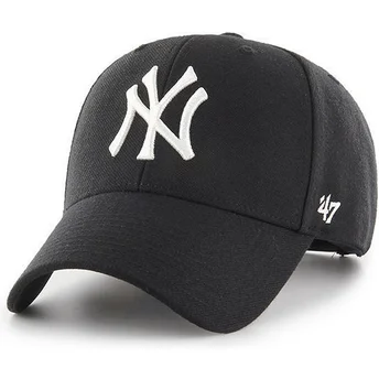 Petten gebogen zwart snapback van New York Yankees MLB van 47 Brand