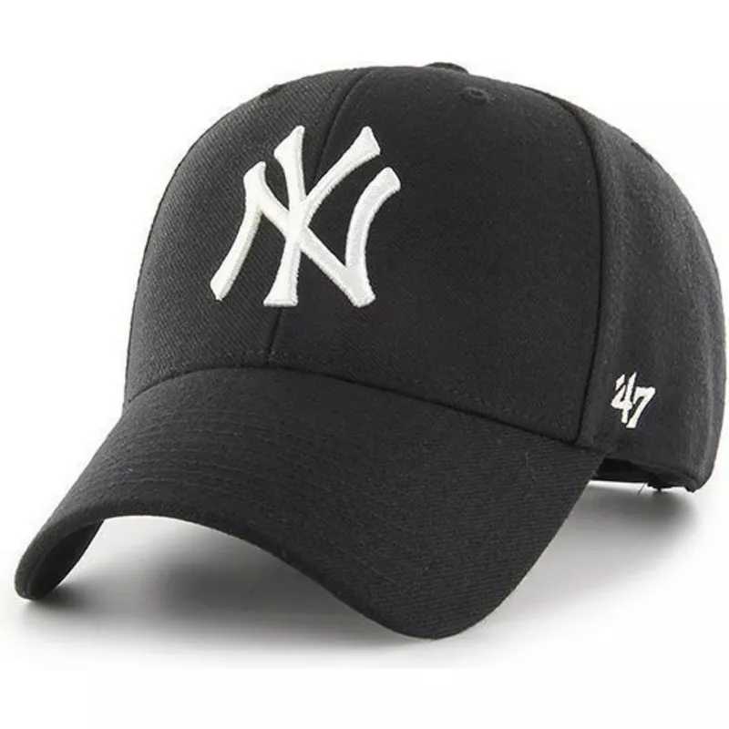 47 Brand New York Yankees MVP Snapback Cap - Black