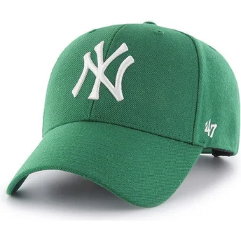 Cappellino visiera curva verde snapback di New York Yankees MLB MVP di 47 Brand