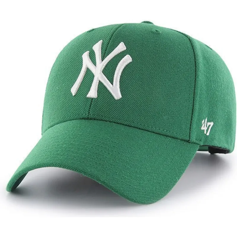 grune-gebogene-snapback-kappe-new-york-yankees-mlb-mvp-von-47-brand
