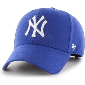 Καπέλο με καμπύλη μπλε snapback των New York Yankees MLB MVP της 47 Brand