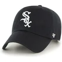 cappellino-visiera-curva-nero-di-chicago-white-sox-mlb-clean-up-di-47-brand