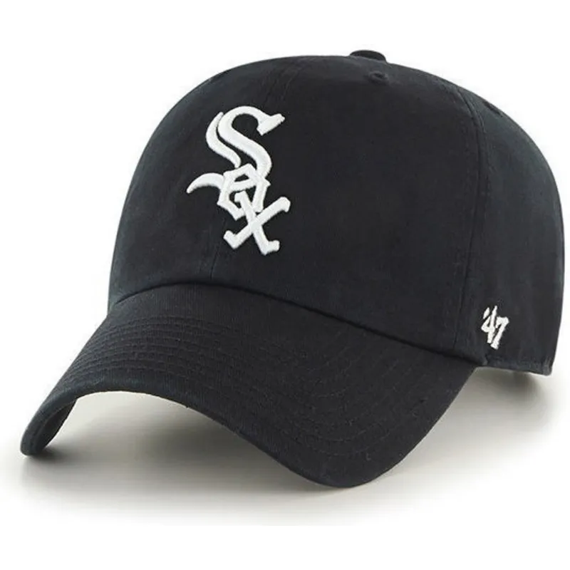 petten-gebogen-zwart-verstelbaar-van-chicago-white-sox-mlb-van-47-brand