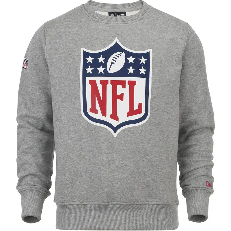 sweater-zonder-capuchon-grijs-crew-neck-van-nfl-van-new-era