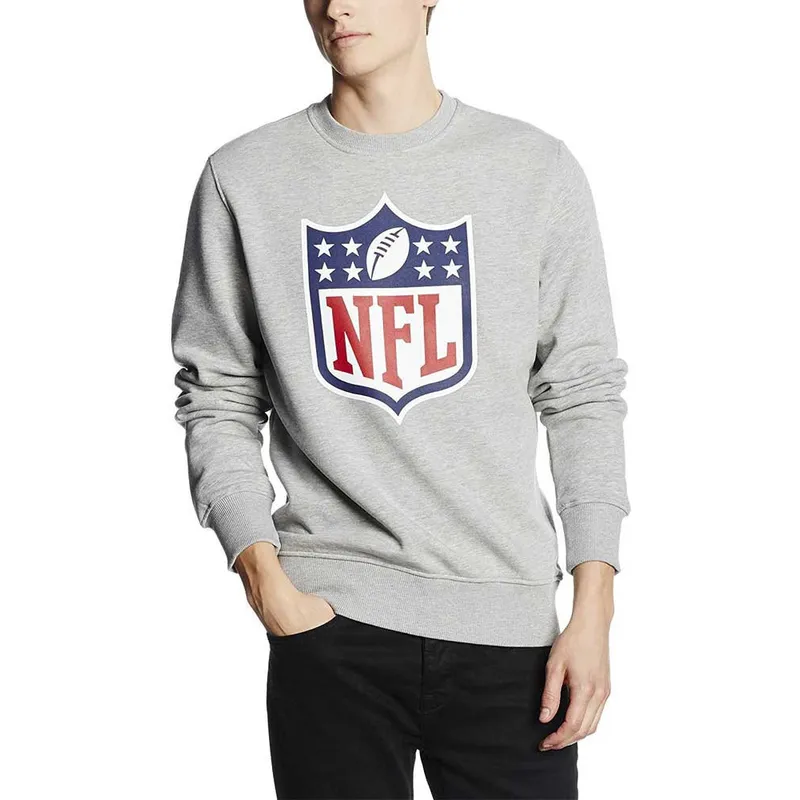 sweater-zonder-capuchon-grijs-crew-neck-van-nfl-van-new-era
