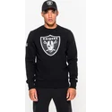 bluza-czarna-crew-neck-las-vegas-raiders-nfl-new-era