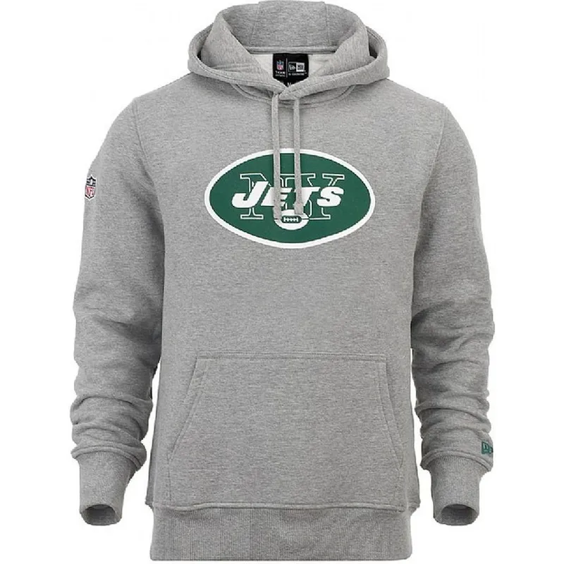 New Era New York Jets NFL Grey Pullover Hoodie Sweatshirt