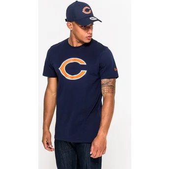 Maglietta maniche corte blu di Chicago Bears NFL di New Era