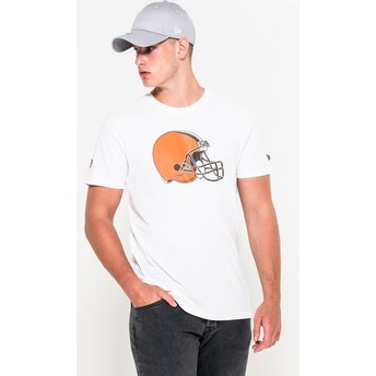 Camiseta de manga corta blanca de Cleveland Browns NFL de New Era