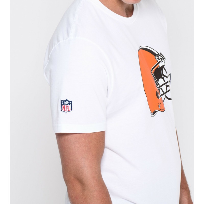 NEW Era Basic Shirt-NFL Cleveland Browns Bianco 