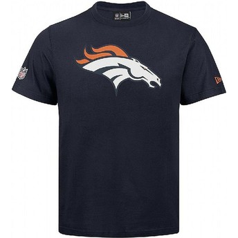 Camiseta de manga corta azul de Denver Broncos NFL de New Era