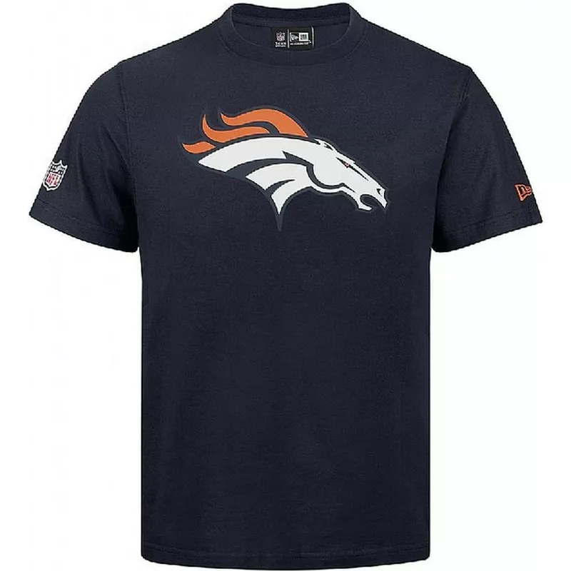 Venta ambulante Asser oveja Camiseta de manga corta azul de Denver Broncos NFL de New Era:  Caphunters.com