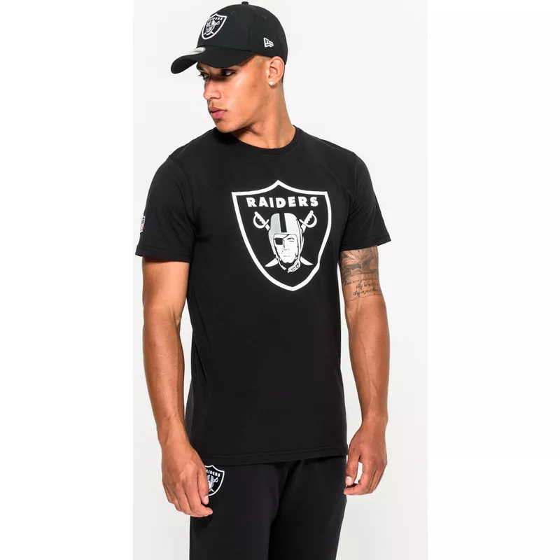 New Era NFL LAS VEGAS RAIDERS TEE - Print T-shirt - black - Zalando.de