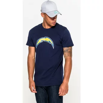 Camiseta de manga corta azul de Los Angeles Chargers NFL de New Era