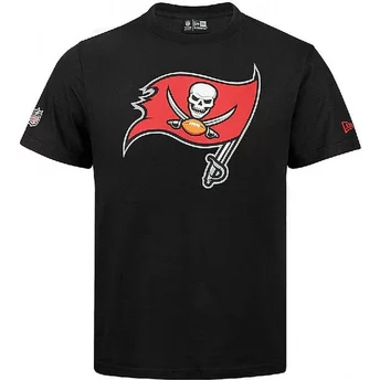 Camiseta de manga corta negra de Tampa Bay Buccaneers NFL de New Era