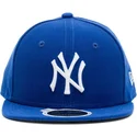 petten-plat-blauw-aangepast-voor-kinderen-59fifty-essential-van-new-york-yankees-mlb-van-new-era