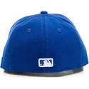 petten-plat-blauw-fitted-voor-kinderen-59fifty-essential-van-new-york-yankees-mlb-van-new-era