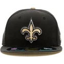 new-era-flat-brim-59fifty-authentic-on-field-game-new-orleans-saints-nfl-black-fitted-cap