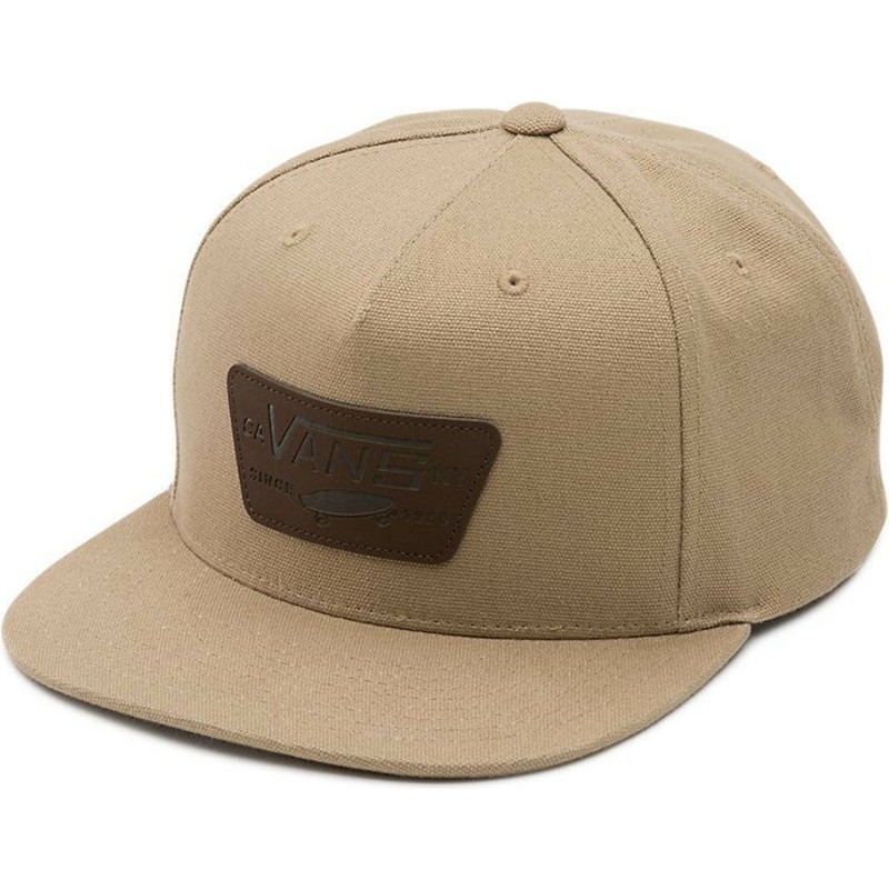 vans-x-starter-flat-brim-full-patch-brown-snapback-cap