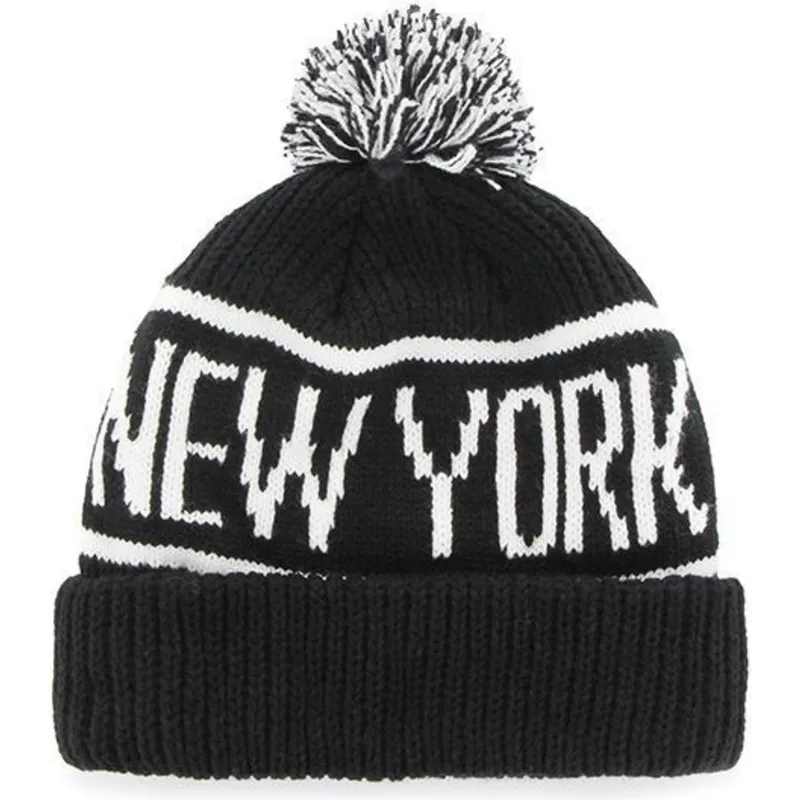 mutsen-pompon-zwart-van-new-york-yankees-mlb-van-47-brand mutsen-pompon-zwart-van-new-york-yankees-mlb-van-47-brand