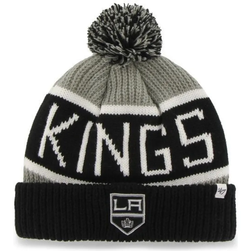 mutsen-pompon-grijs-van-los-angeles-kings-nhl-van-47-brand