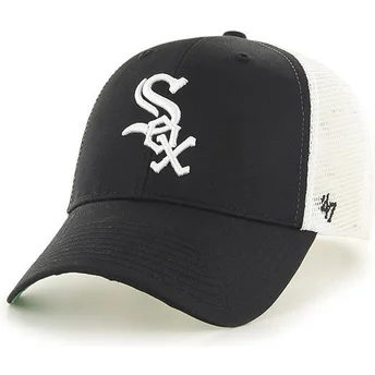 petten-gebogen-zwart-snapback-van-chicago-white-sox-mlb-van-47-brand