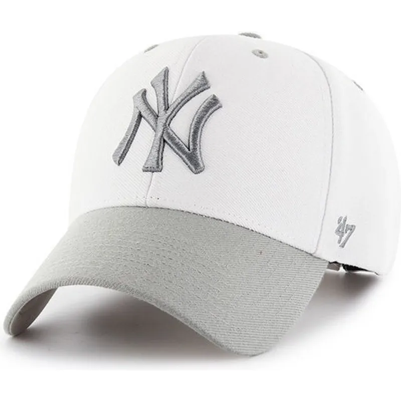 petten-gebogen-wit-verstelbaar-van-new-york-yankees-mlb-van-47-brand