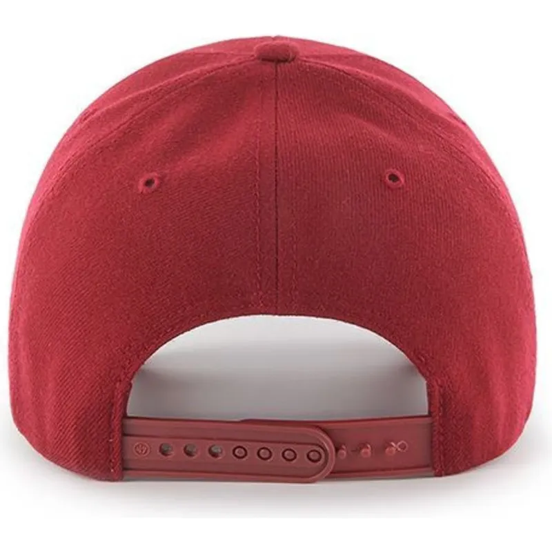petten-gebogen-rood-snapback-van-new-york-yankees-mlb-van-47-brand