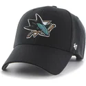 cappellino-visiera-curva-nero-di-san-jose-sharks-nhl-mvp-di-47-brand