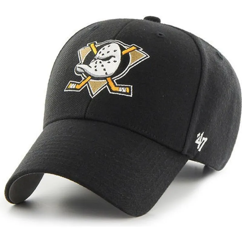 petten-gebogen-zwart-verstelbare-band-van-anaheim-ducks-nhl-van-47-brand
