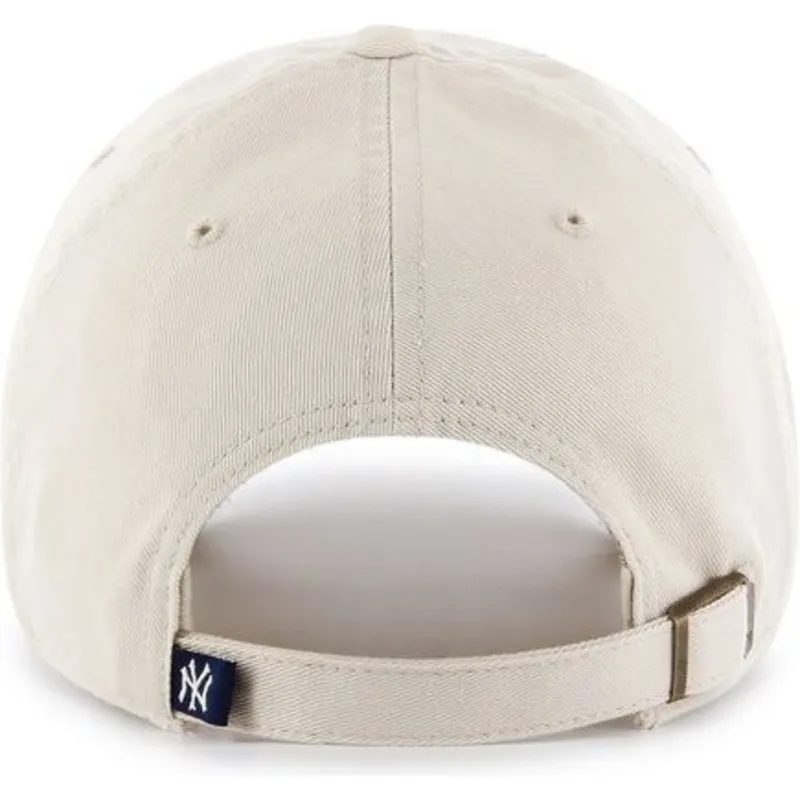 petten-gebogen-creme-verstelbare-band-van-new-york-yankees-mlb-van-47-brand