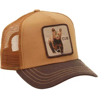 petten-gebogen-bruin-snapback-osezno-cub-the-farm-van-goorin-bros