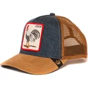 cappellino-trucker-marrone-e-denim-gallo-big-strut-di-goorin-bros