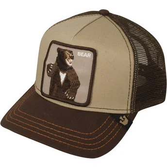 gorra-trucker-marron-oso-lone-star-de-goorin-bros