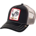 cappellino-trucker-nero-gallo-rooster-di-goorin-bros