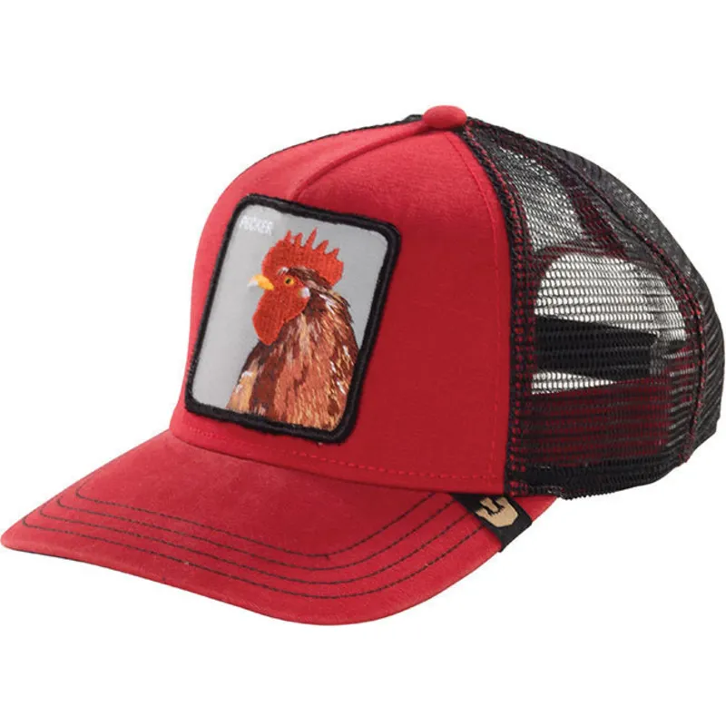 petten-gebogen-rood-snapback-the-farm-van-goorin-bros petten-gebogen-rood-snapback-the-farm-van-goorin-bros