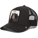 petten-gebogen-zwart-snapback-black-bear-the-farm-van-goorin-bros