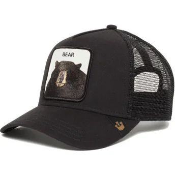 petten-gebogen-zwart-snapback-black-bear-the-farm-van-goorin-bros