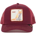 cappellino-trucker-bordeaux-volpe-foxy-mama-di-goorin-bros