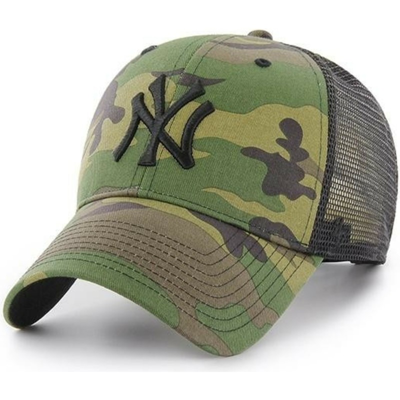 47 Brand Mesh Snapback Cap COUNTER New York Yankees camo 