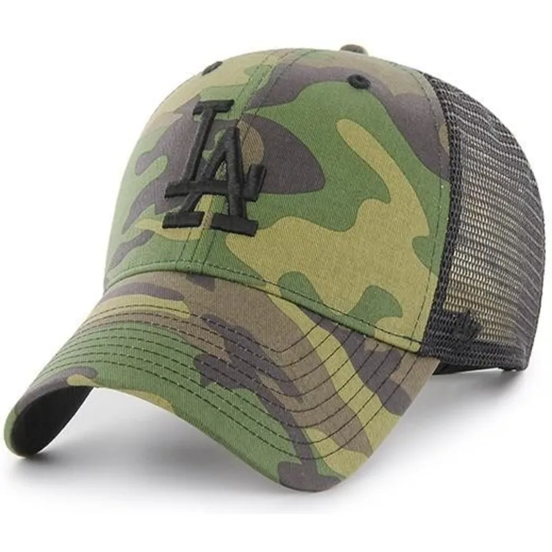 petten-gebogen-camouflage-snapback-van-los-angeles-dodgers-mlb-van-47-brand