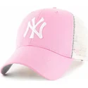 47-brand-new-york-yankees-mlb-trucker-cap-pink