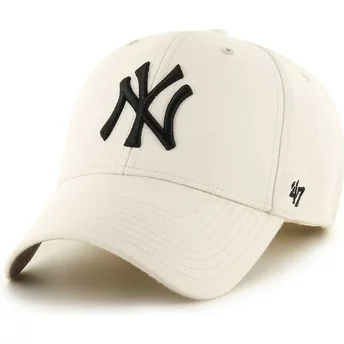 Gorra curva crema de New York Yankees MLB MVP de 47 Brand