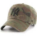 petten-gebogen-camouflage-verstelbare-band-negro-van-new-york-yankees-mlb-van-47-brand